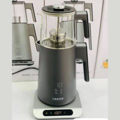 چای ساز لاریزو مدل LA-1470 ظرفیت ۱.۸ لیتر با کتری استیل ضد زنگ